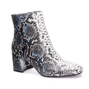 Chinese Laundry Daria Mars Snake Bootie, Women's Size 8.5